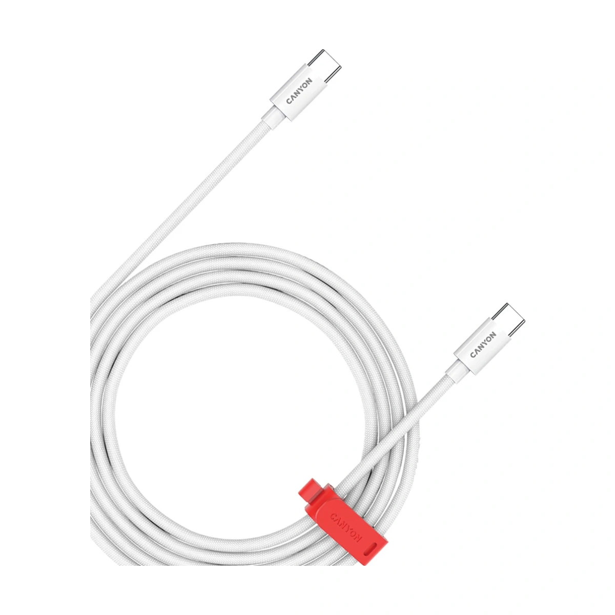 CANYON cable CC100AB C-C 100W Braided 2m White