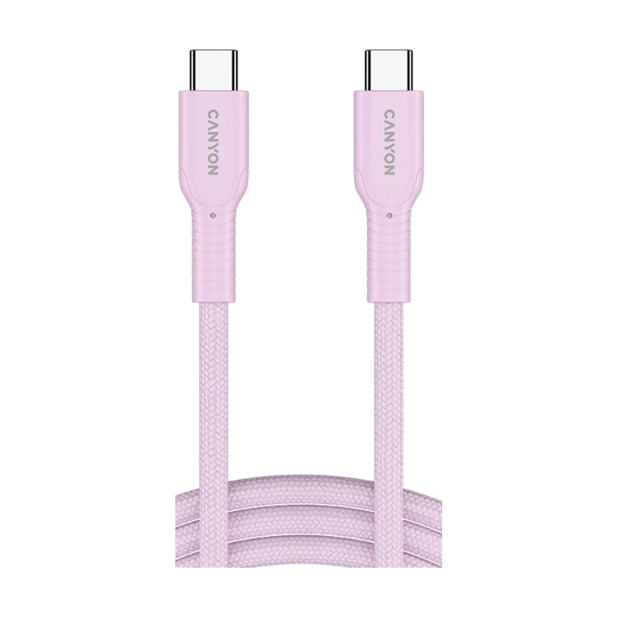 CANYON cable OnWire 60CL C-C 60W COLOR Braided 1m Pink