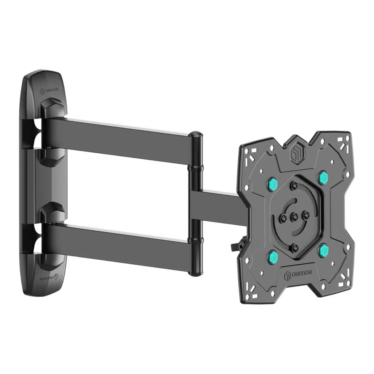ONKRON Full Motion TV Wall Mount for 17– 43 Inch LCD LED Flat Screens up to 35 kgs, Black