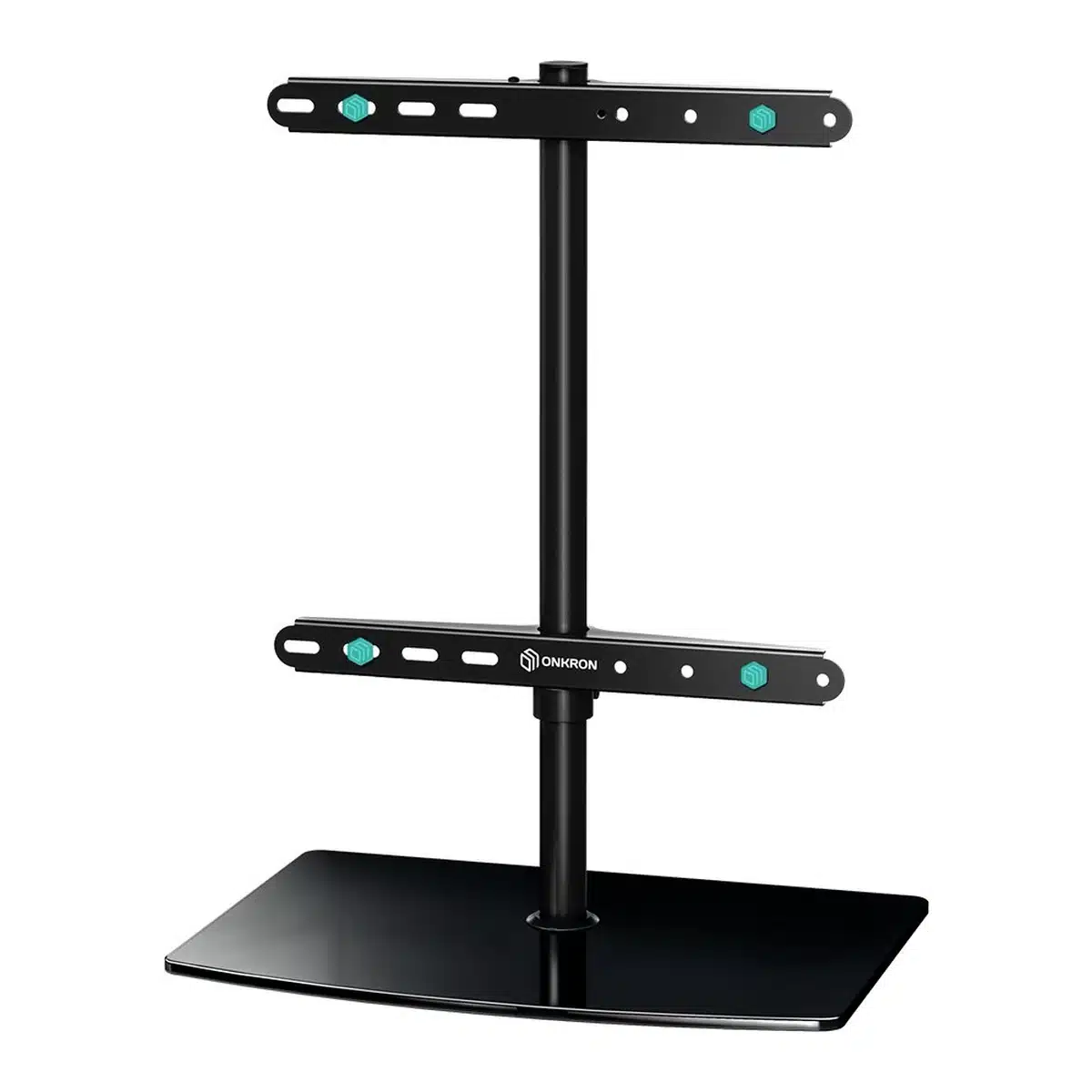 ONKRON Universal Swivel Table Top TV Stand for 32''-75'' TVs up to 35 kg, Black