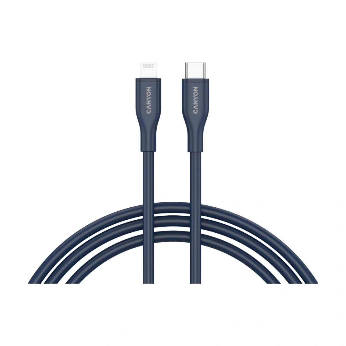 CANYON cable CLNM60 C-L 60W MFI 1m Silicon Blue
