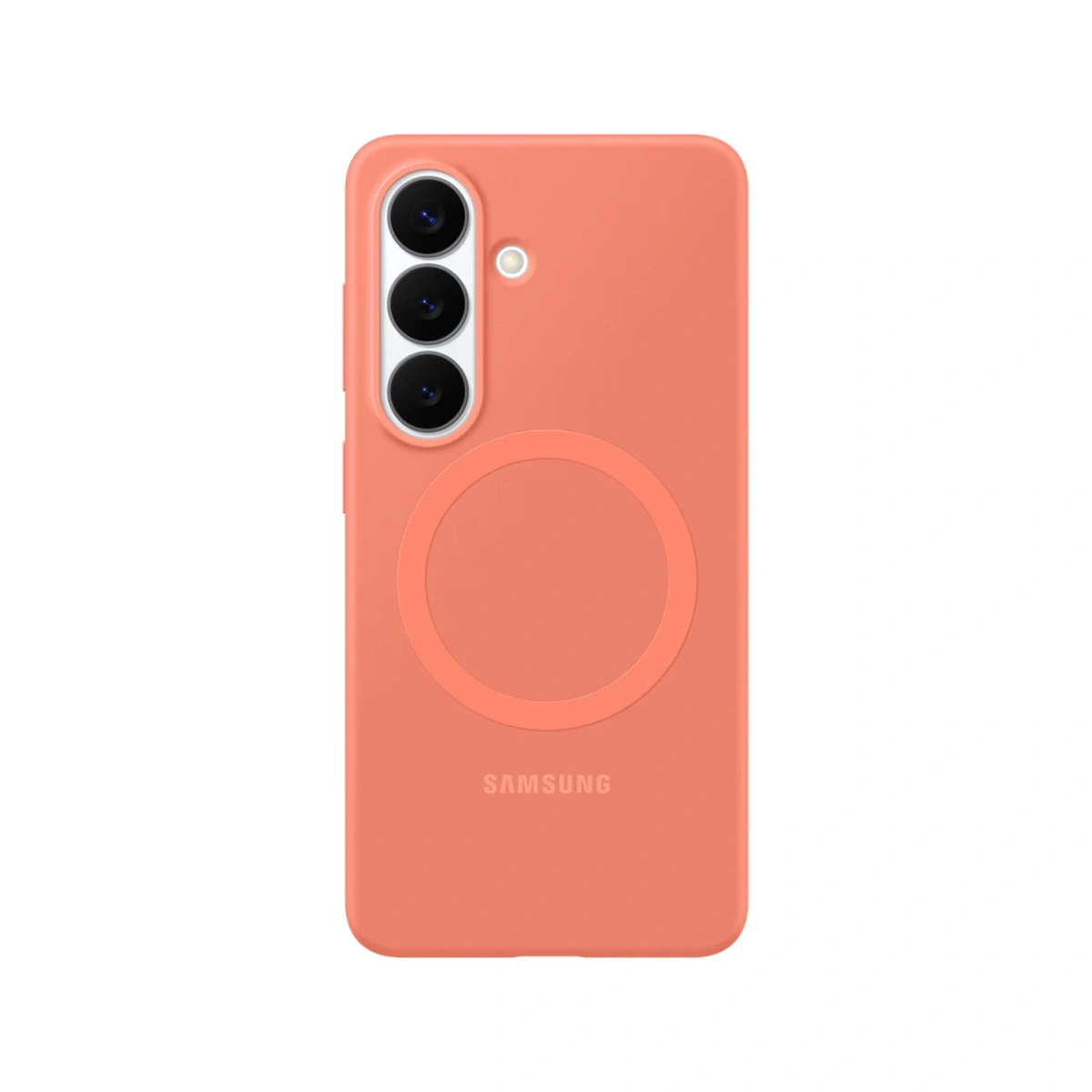 Samsung Galaxy S26 Silicone Magnet Case Coralred