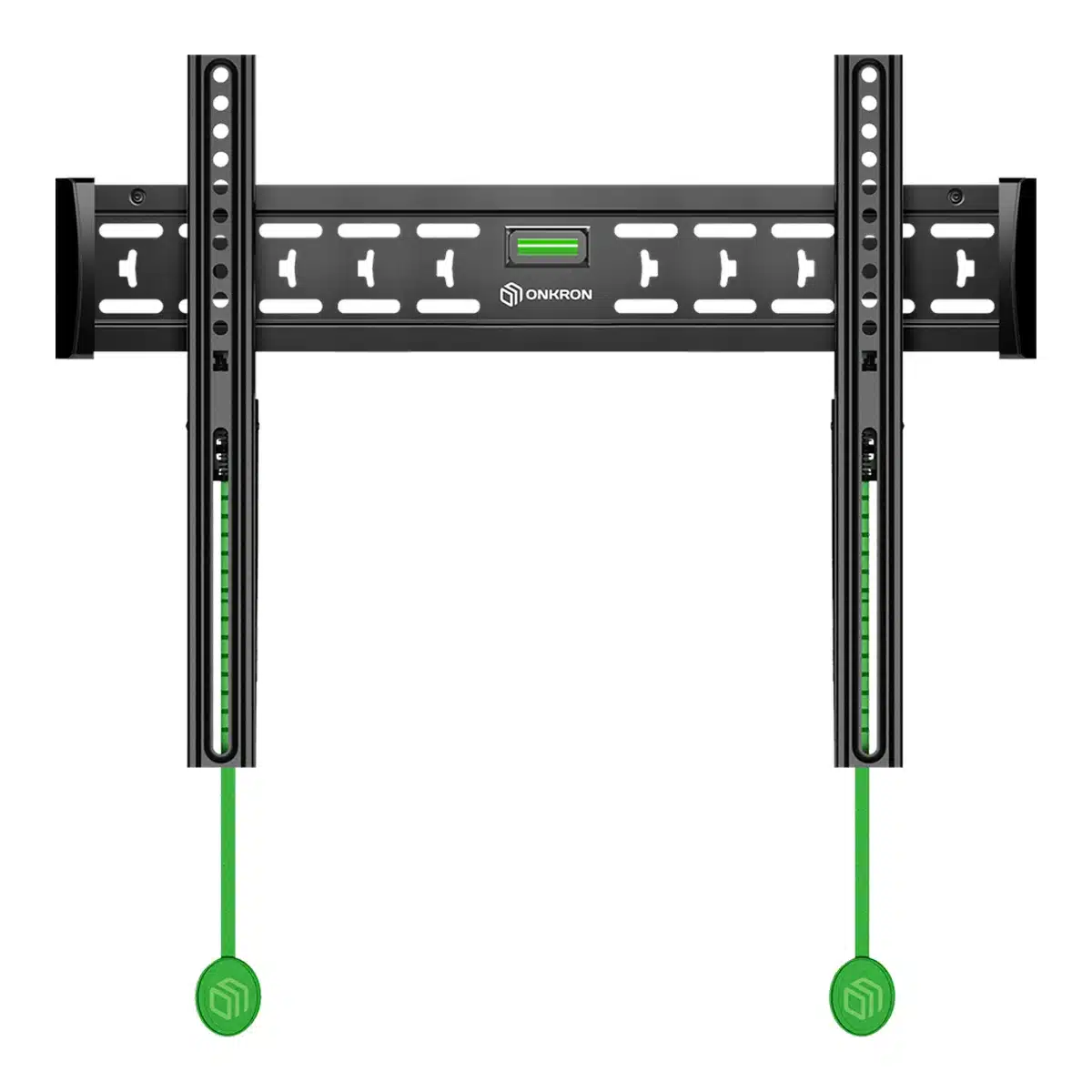 ONKRON Fixed TV Wall Mount for 43 to 85-inch Flat Panel TVs Digital Panels 68,2 kg, Black