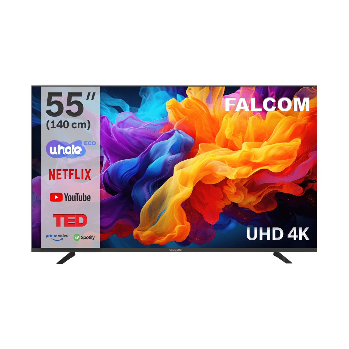 Falcom Televizor Smart LED TV 4K UltraHD 55", Bluetooth ,WiFi - TV-55LTF024SM WOS