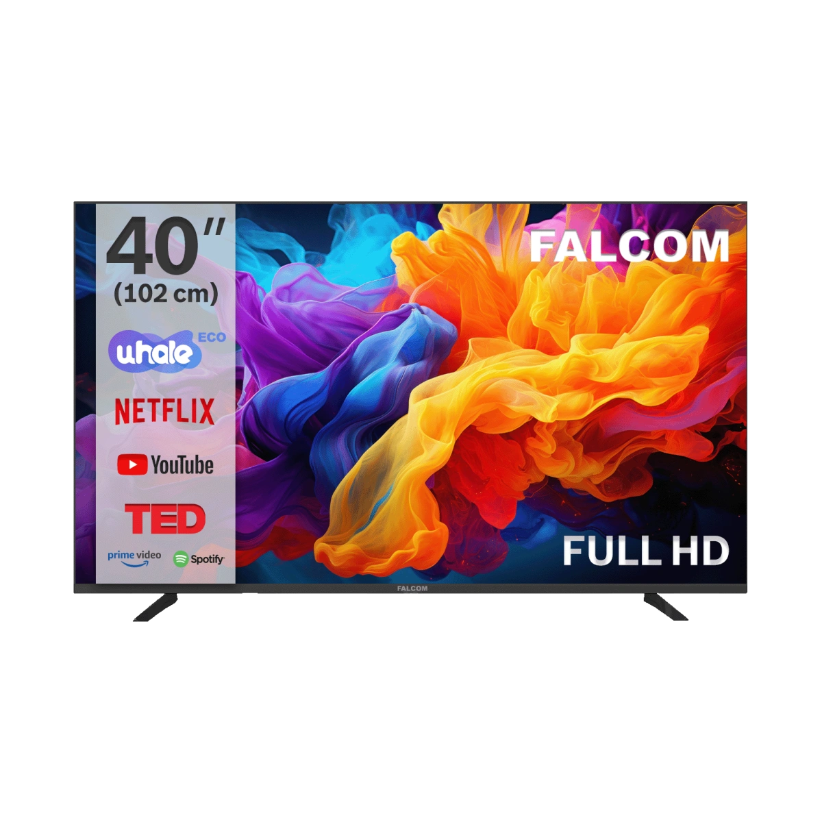 Falcom Televizor Smart LED TV FullHD 40", Bluetooth ,WiFi - TV-40LTF024SM WOS