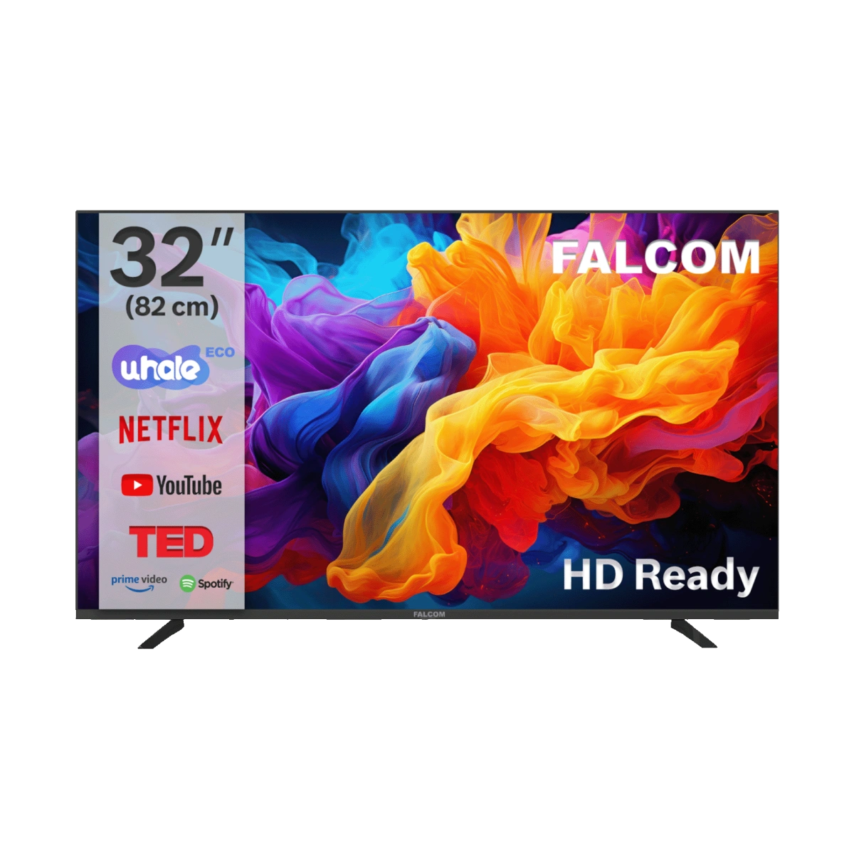Falcom Televizor Smart LED TV HD Ready 32", Bluetooth ,WiFi - TV-32LTF024SM WOS