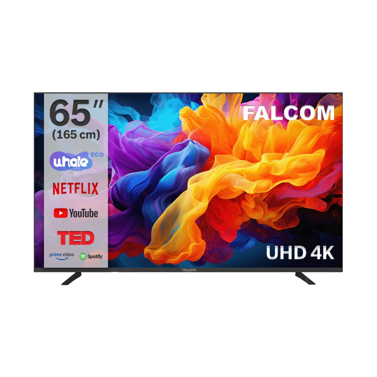 Falcom Televizor Smart LED TV 4K UltraHD 65", Bluetooth, WiFi - TV-65LTF026SM WOS