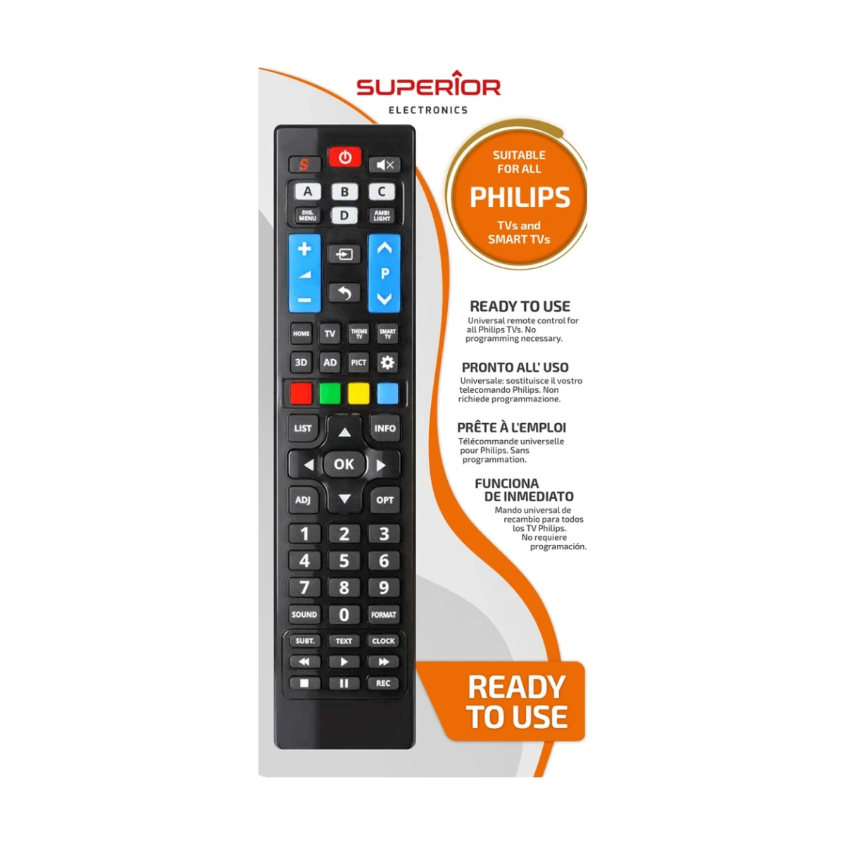 Daljinski upravljač Superior RC PHILIPS TV za Philips uređaje